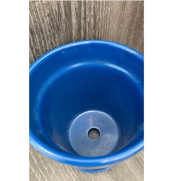 RAE DUNN Blue GARDEN Pot - Picture 2 of 3